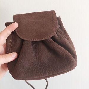 Vintage Coach Sonoma Small Pouch Nubuck Crossbody Brown 4940